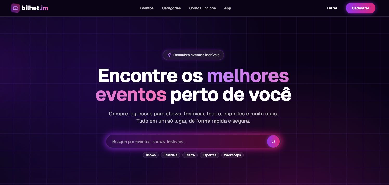 Plataforma de Bilheteria Digital